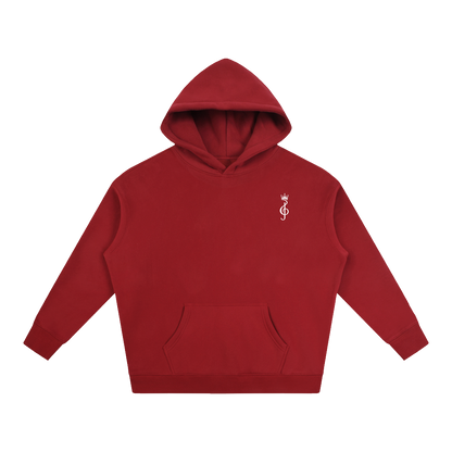 Red Hoodie Front Tight