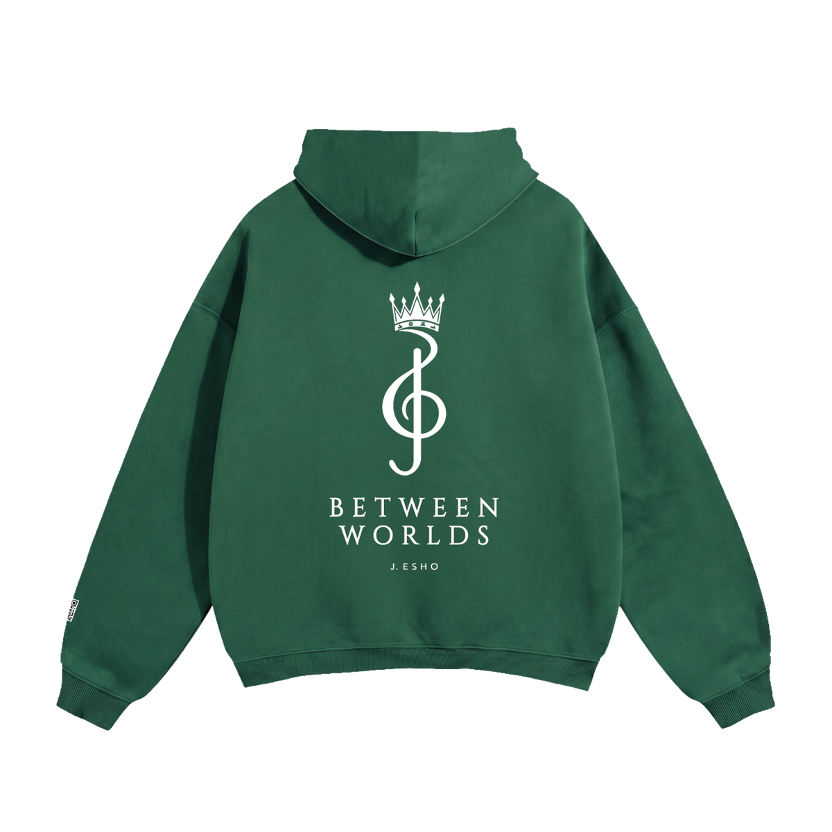 Green Hoodie Back Loose