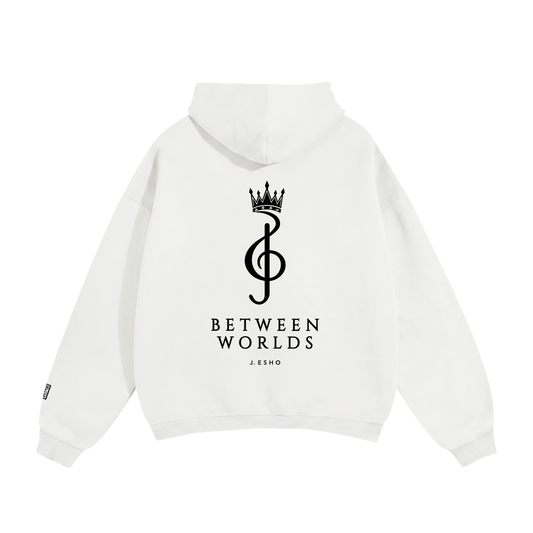 White Hoodie Back Loose