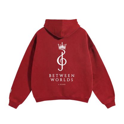 Red Hoodie Back Loose