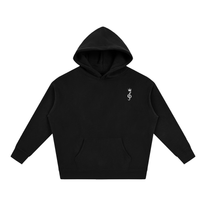 Black Hoodie Front Tight